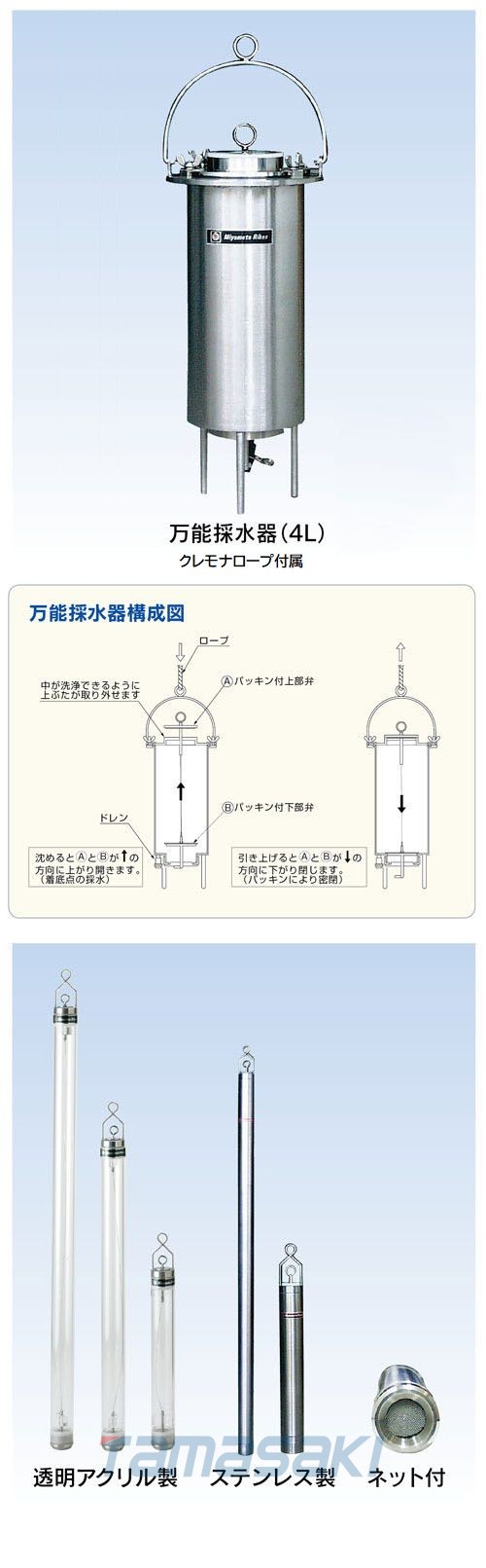 S-2L通用水質(zhì)采樣器 地下水采樣器