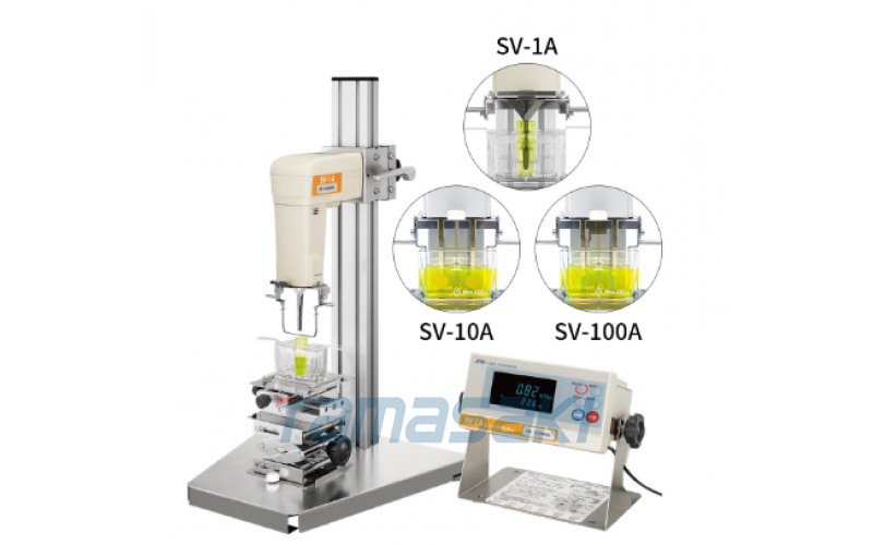 SV-A正弦波振動式粘度計SV-100A測量范圍1,000～100,000mPa·s