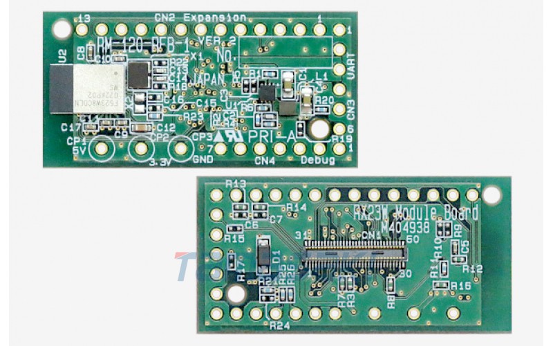 日本NDK內(nèi)藤電誠RX23W無線評估模塊基板 (EV-120-USB-1) - 單獨(dú)出售