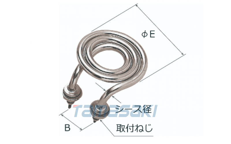 SAKAGUCHI坂口電熱 螺旋型管道加熱器PW-500